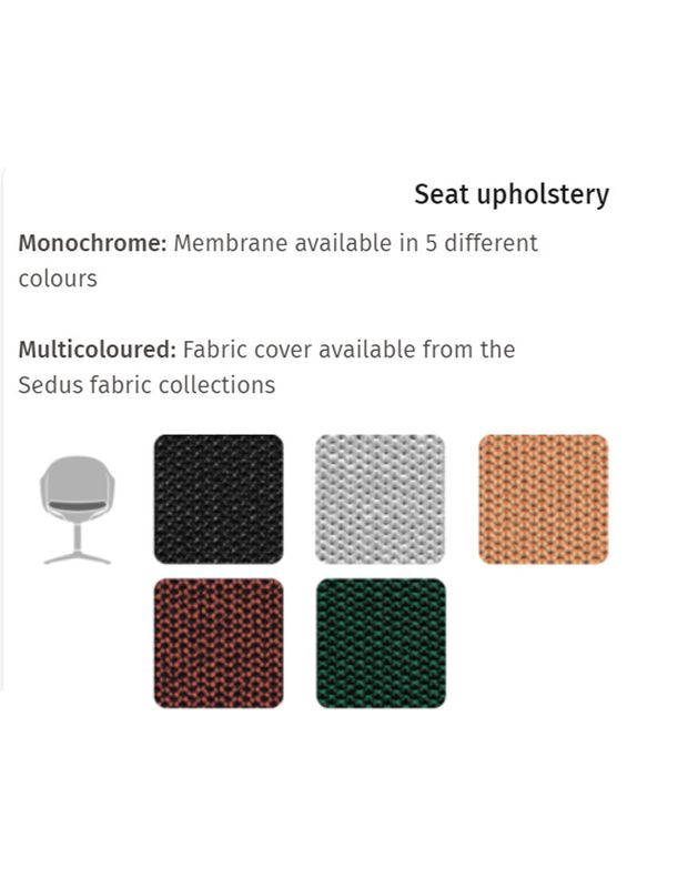 SEDUS SE:FLAIR - Эргономичное кресло, Компьютерное, Игровое, Геймерское, 4-х Лучевая Крестовина алюминий, Трикотажная мембрана