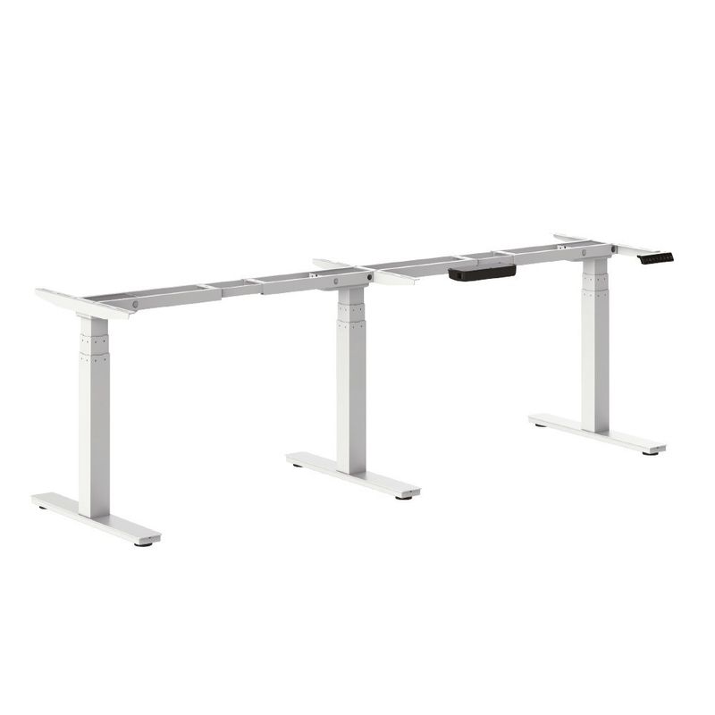AOKE Trio - стіл для роботи стоячи і сидячи регульований по висоті електроприводом Tripod Meeting 200-320x90, Чорний