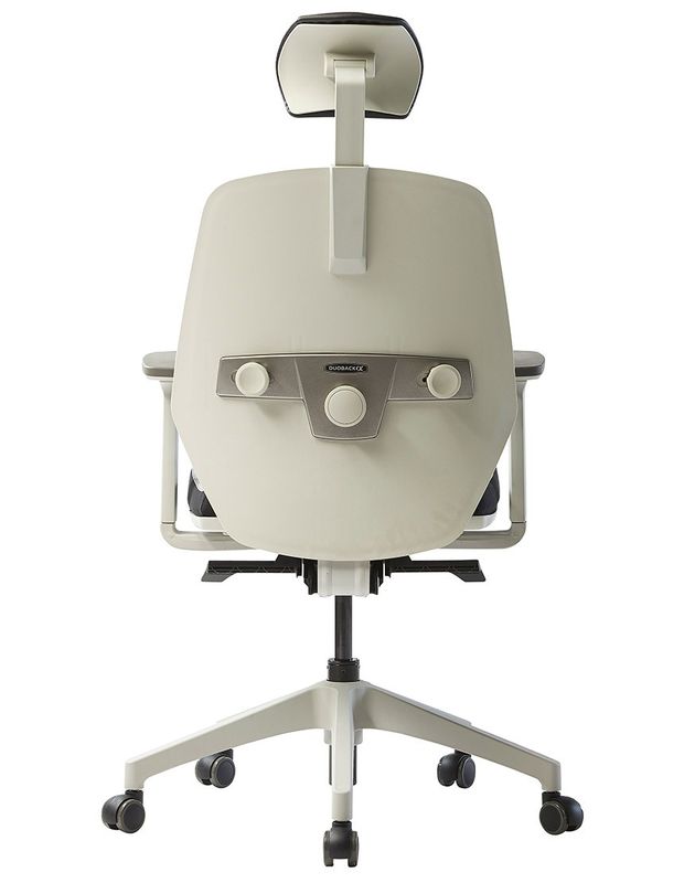 DUOREST ALPHA HDBA-SW Grey - Эргономичное кресло, Компьютерное, Игровое, Геймерское, Ткань, Крестовина пластик, Подголовник регулируемый