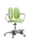 DUOREST MILKY (MI-218DSF) Mild Green - Ергономічне крісло, Комп'ютерне, Ігрове, Геймерське, Тканина, Хрестовина пластик, Підголівник регульований, для дітей