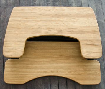 StiyStil Solid Oak Ергономічна надставка на стіл для роботи стоячи і сидячи