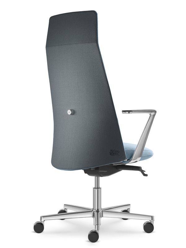 LD SEATING MELODY OFFICE 790 SYS - Ергономічне крісло, Комп'ютерне, Ігрове, Геймерське, Сидіння тканина, Спинка сітка, Хрестовина нейлон, Підголівник регульований