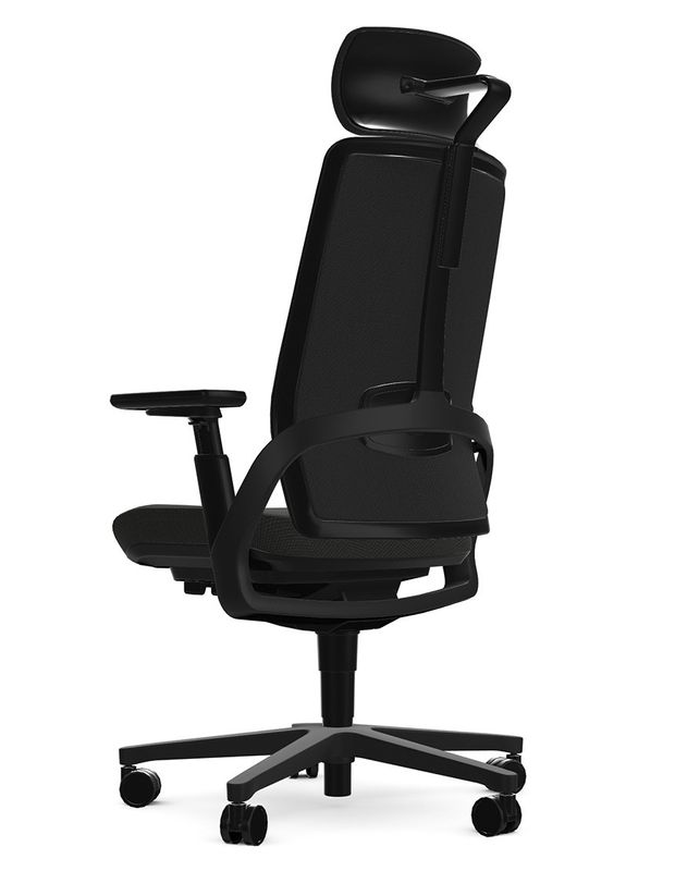 SENATOR I-WORKCHAIR 2.0 ONYX - Ергономічне крісло, Комп'ютерне, Ігрове, Геймерське, Тканина, Хрестовина нейлон, Підголівник регульований