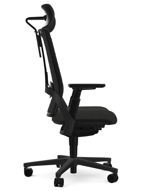 SENATOR I-WORKCHAIR 2.0 ONYX - Эргономичное кресло, Компьютерное, Игровое, Геймерское, Ткань, Крестовина нейлон, Подголовник регулируемый