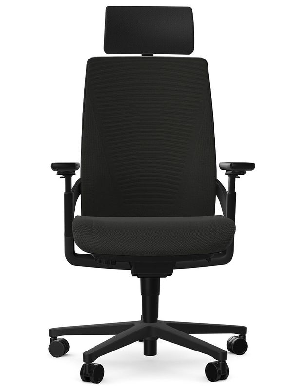 SENATOR I-WORKCHAIR 2.0 ONYX - Ергономічне крісло, Комп'ютерне, Ігрове, Геймерське, Тканина, Хрестовина нейлон, Підголівник регульований