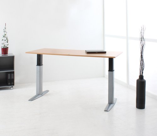 ConSet m23 - стіл для роботи стоячи і сидячи регульований по висоті електроприводом Чорний