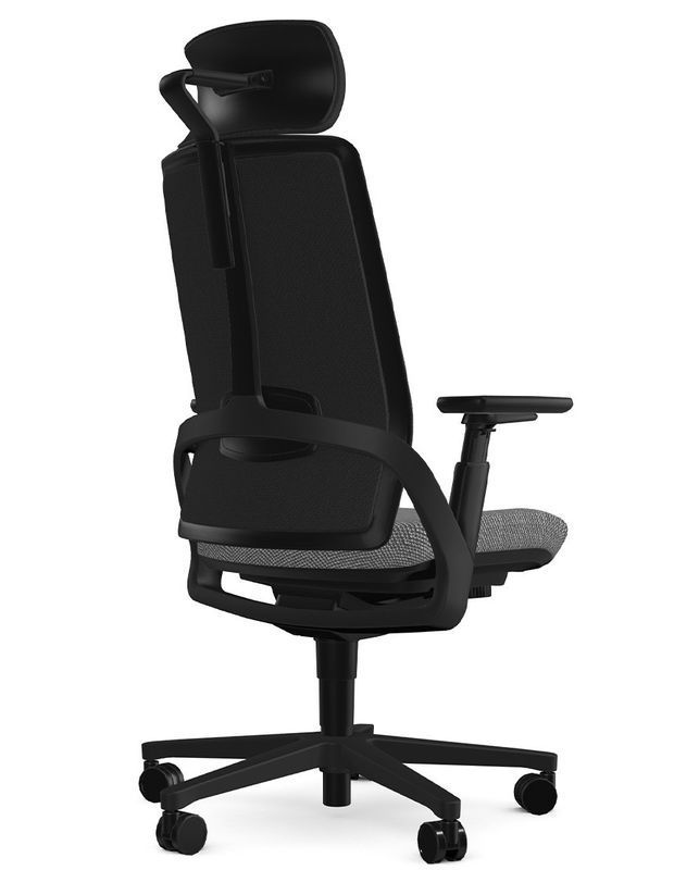 SENATOR I-WORKCHAIR 2.0 ZINC - Эргономичное кресло, Компьютерное, Игровое, Геймерское, Ткань, Крестовина нейлон, Подголовник регулируемый