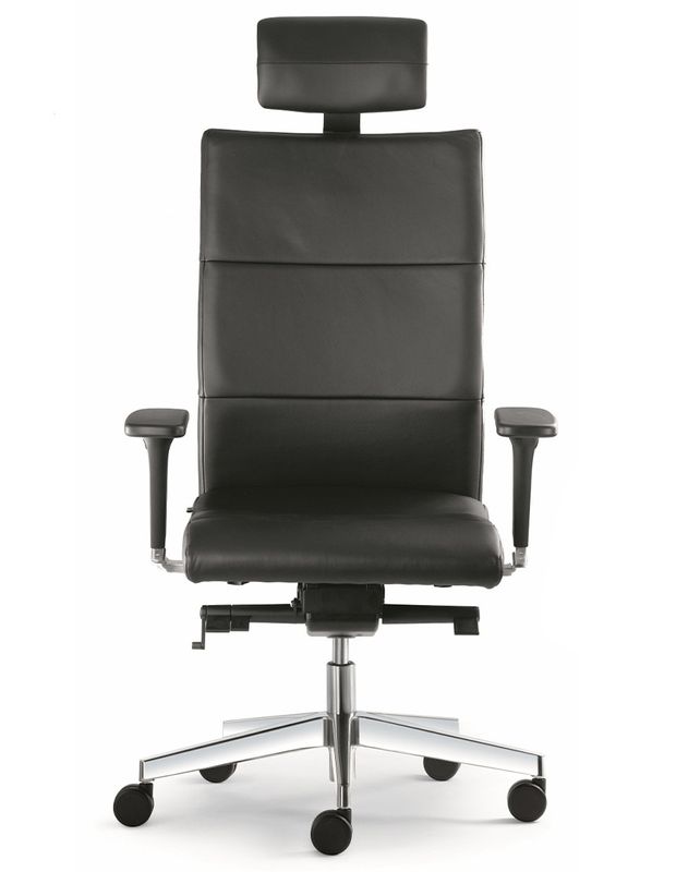LD SEATING LASER 695 SYS - Эргономичное кресло для руководителя, Компьютерное, Игровое, Геймерское, Кожа, Крестовина алюминий, Подголовник регулируемый