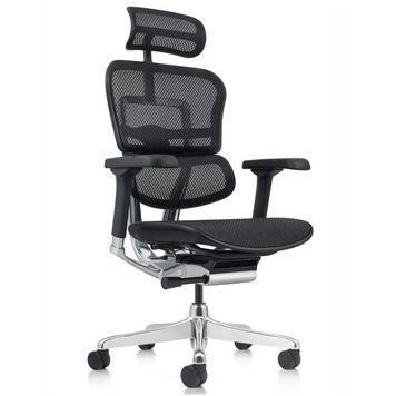 Крісло ERGOHUMAN ELITE 2 (EHE2-AB-HAM-5D-L, СІТКА T-168-B1 BLACK), ергономічне