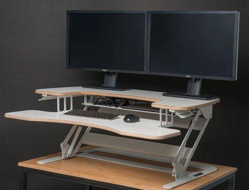 StiyStil Solid HPL Эргономичная надставка на стол для работы стоя и сидя Черный