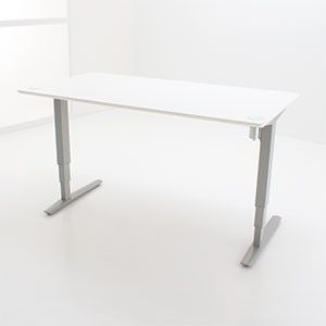 Conset m43 - стіл для роботи стоячи і сидячи регульований по висоті електроприводом flex 112-152, Чорний