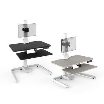 AOKE Mini Work Station Ергономічна надставка на стіл для роботи стоячи і сидячи з електроприводом