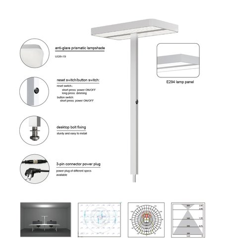 Eterna Lightening E293.TT60.LED Table Современная высококачественная светодиодная настольная лампа