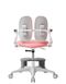 DUOREST MILKY (MI-218DSF) Mild Pink - Ергономічне крісло, Комп'ютерне, Ігрове, Геймерське, Тканина, Хрестовина пластик, Підголівник регульований, для дітей