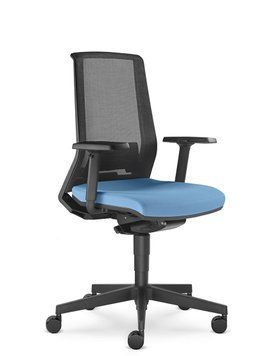 LD SEATING LOOK 270-AT - Эргономичное кресло, Черный пластик, Компьютерное, Игровое, Геймерское, Сидение ткань, Спинка сетка, Крестовина нейлон