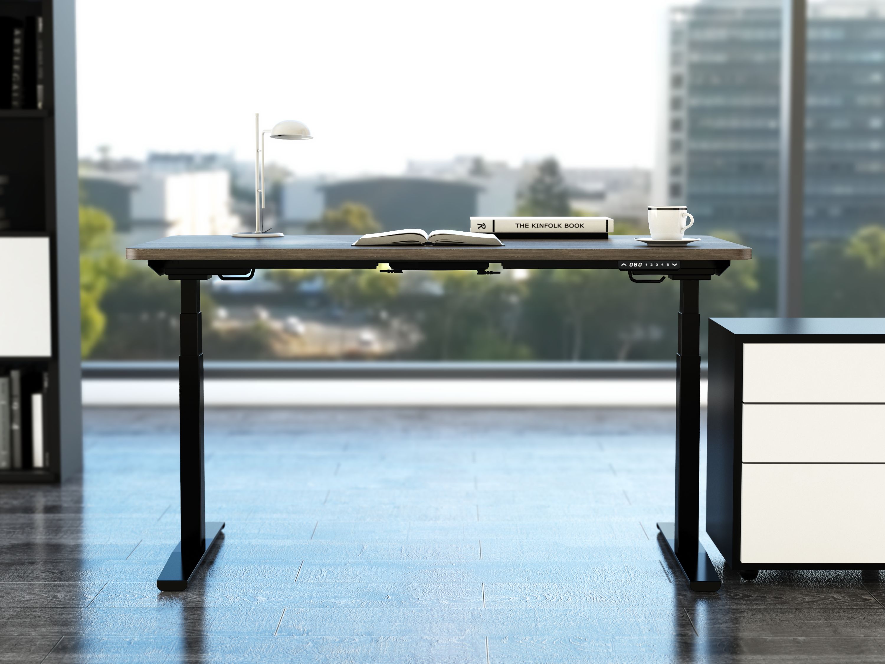 приклад столу для роботи стоячи с регулюванням висоти
